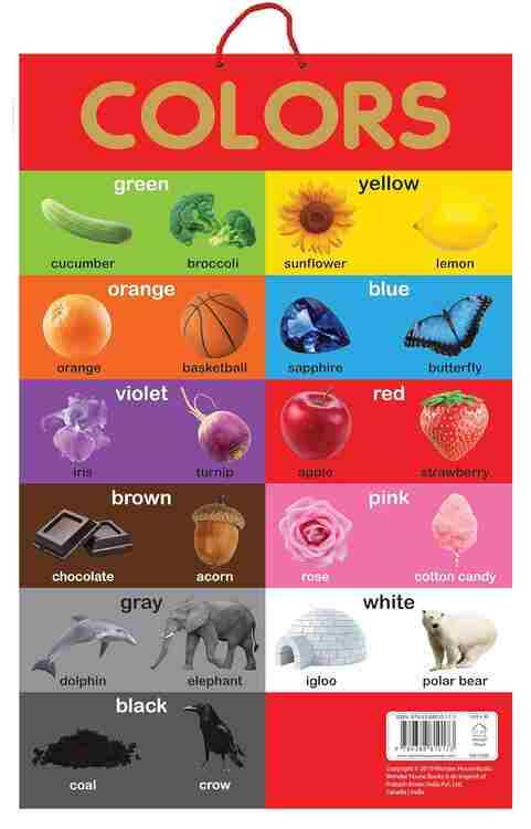 Colors - Early Learning Educational Posters For Children: Perfect For Kindergarten, Nursery And Home