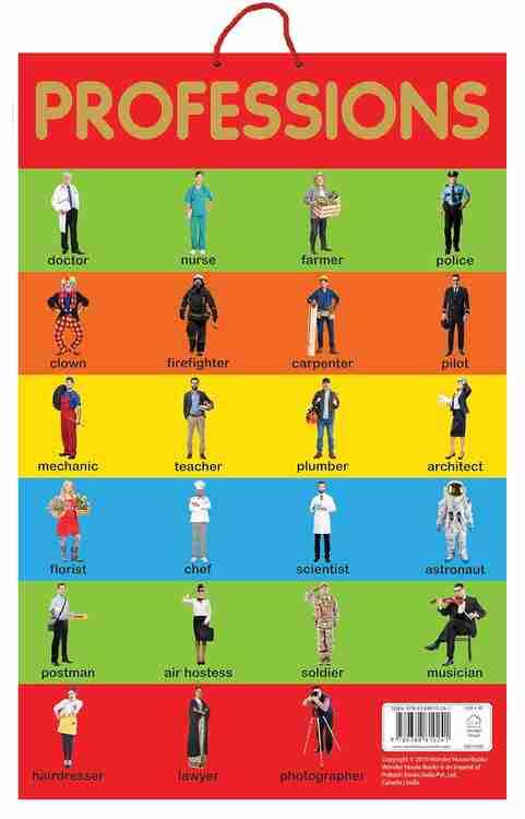 Professions - Early Learning Educational Posters For Children: Perfect For Kindergarten, Nursery And