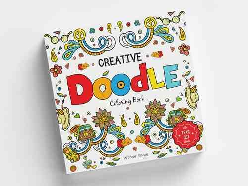 Creative Doodle Coloring Book : Children Coloring Book With Tear Out Sheets