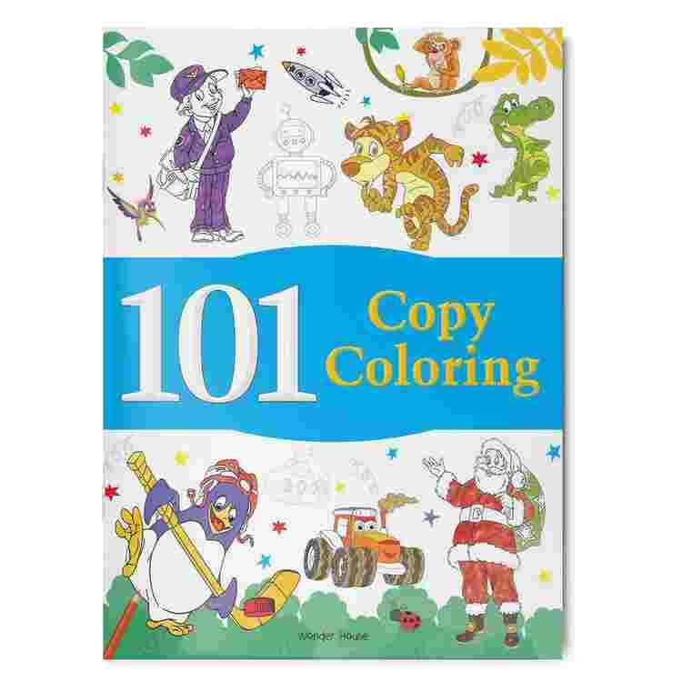 101 Copy Coloring: Fun Activity Book For Children