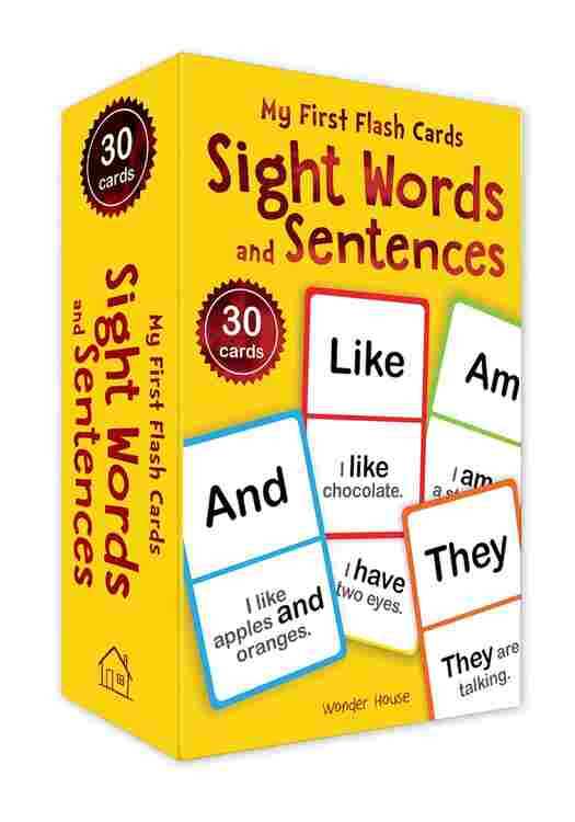 My First Flash Cards: Sight Words And Sentences (Flash Cards For Children)