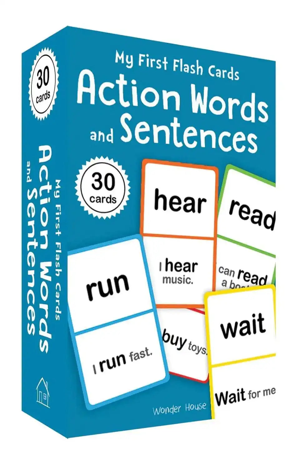 My First Flash Cards - Action Words And Sentences (Flash Cards For Children)