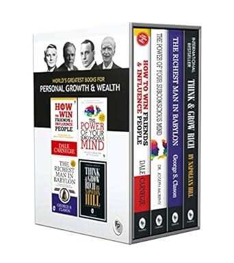 World�S Greatest Books For Personal Growth And Wealth (Set Of 4 Books)  - Perfect Motivational Gift Set