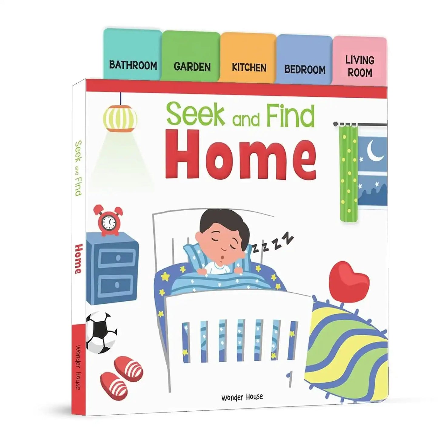 Seek And Find - Home  - Early Learning Board Books With Tabs
