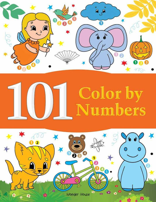 101 Color By Numbers - Fun Activity Book For Children