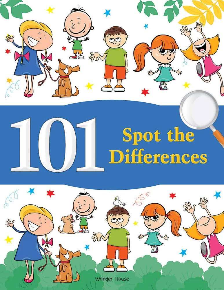 101 Spot The Differences  - Fun Activity Books For Children