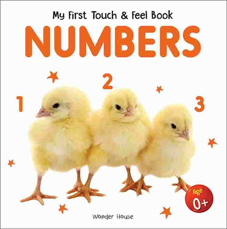 My First Book Of Touch And Feel - Numbers : Touch And Feel Board Book For Children