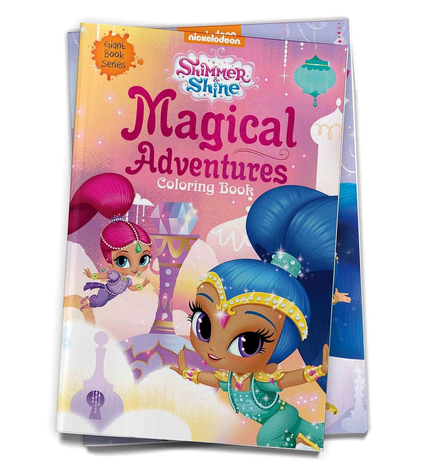 Magical Adventures - Giant Coloring Book For Kids (Shimmer And Shine)