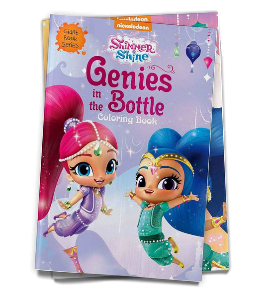 Genie In The Bottle - Giant Coloring Book For Kids (Shimmer And Shine)