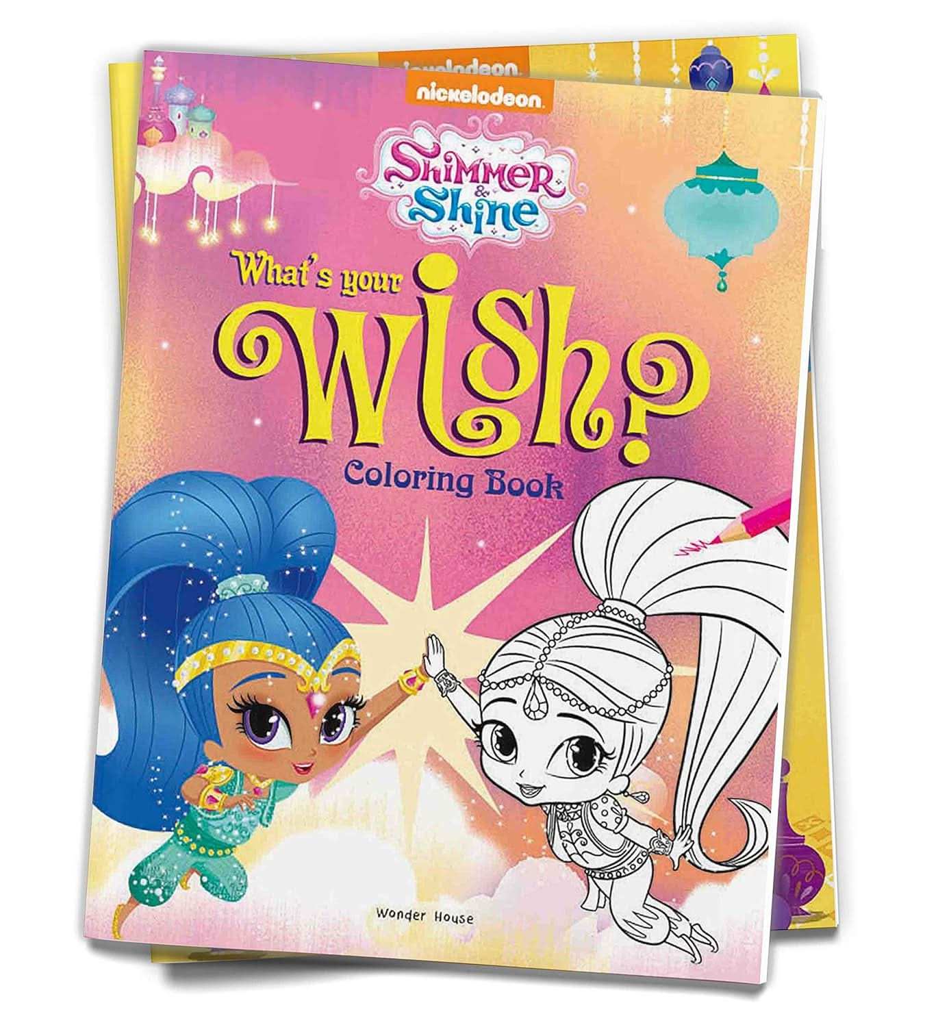 Whats Your Wish?  - Coloring Book For Kids (Shimmer And Shine)