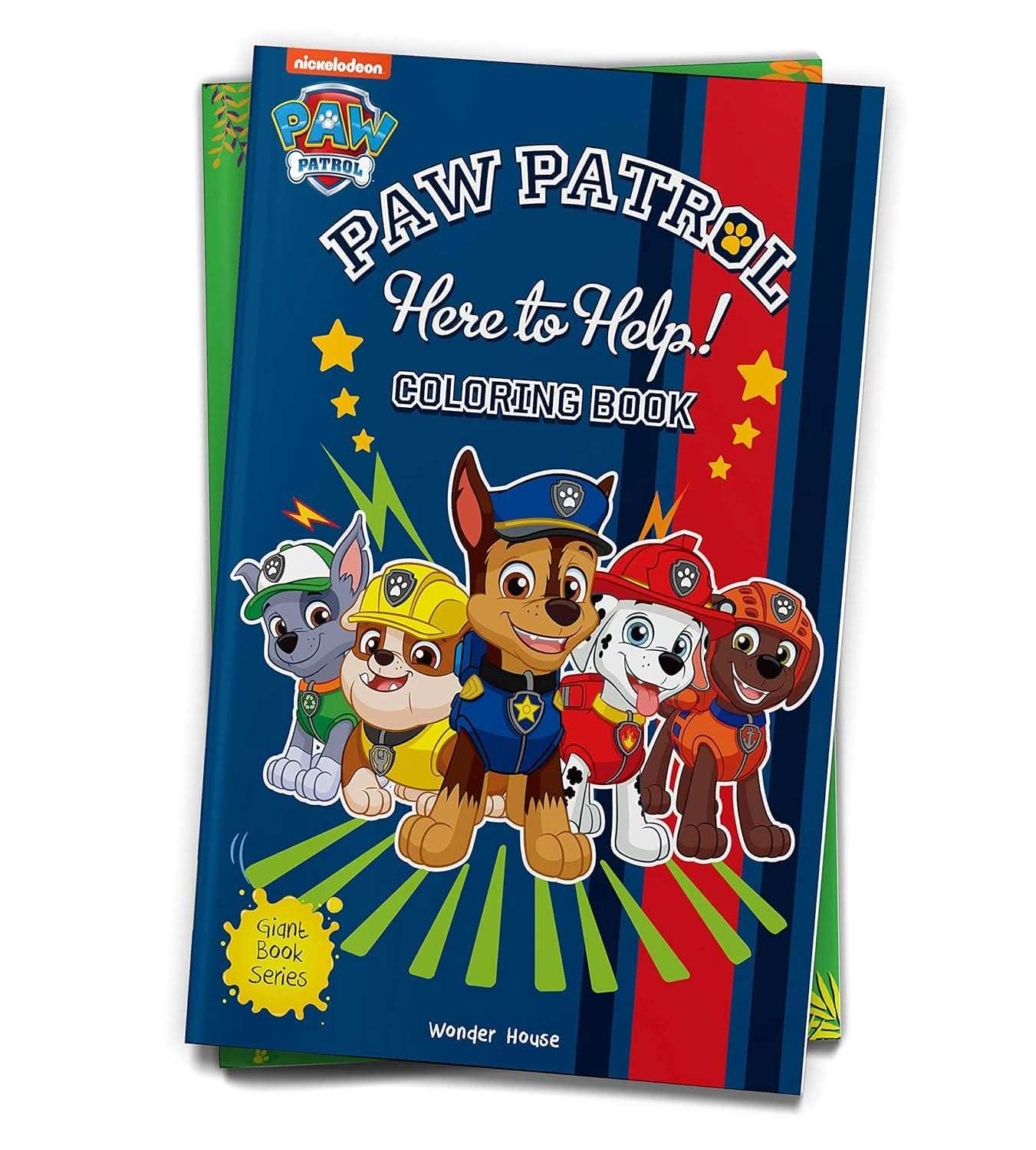 Here To Help!  - Paw Patrol Giant Coloring Book For Kids