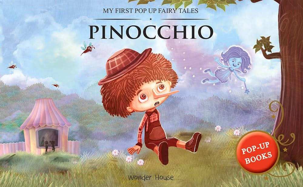My First Pop Up Fairy Tales - Pinocchio  - Pop Up Books For Children