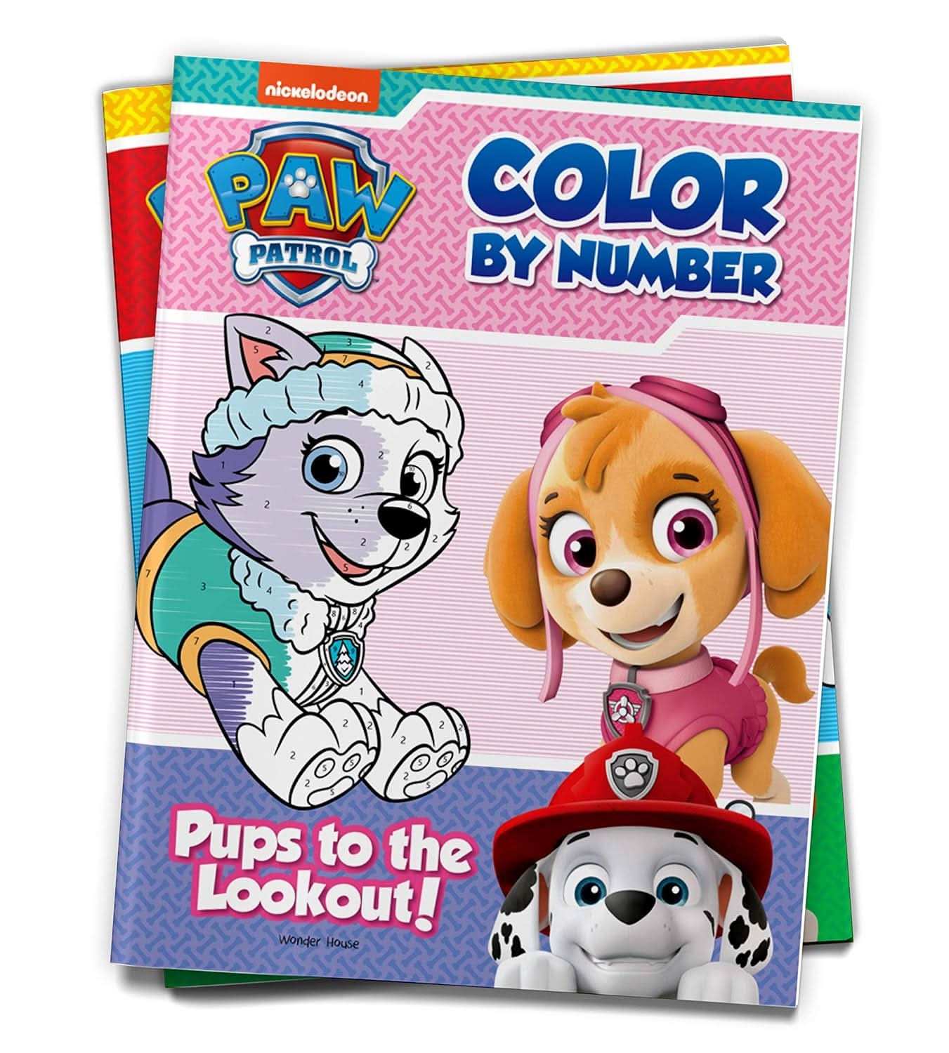 Pups To The Lookout - Paw Patrol, Color By Number Activity Book