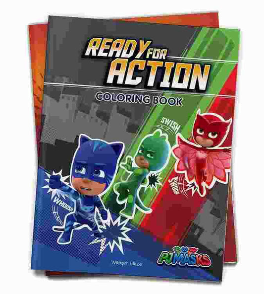 Pj Masks - Ready For Action: Coloring Book For Kids