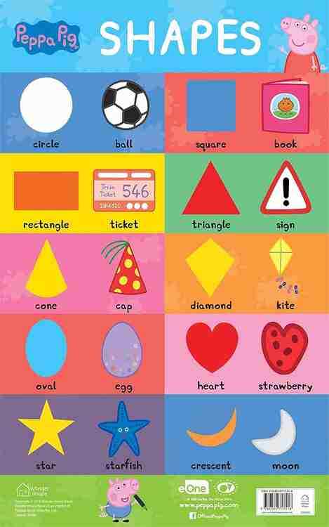 Learn With Peppa : Early Learning Shapes Chart For Children