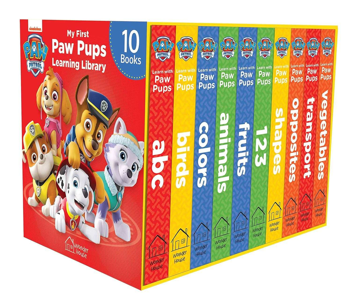 My First Paw Pups Learning Library - Boxset Of 10 Board Books For Children
