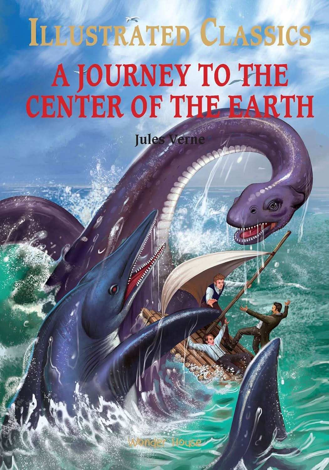 Illustrated Classics - Journey To The Center Of The Earth - Abridged Novels With Review Questions (Ha