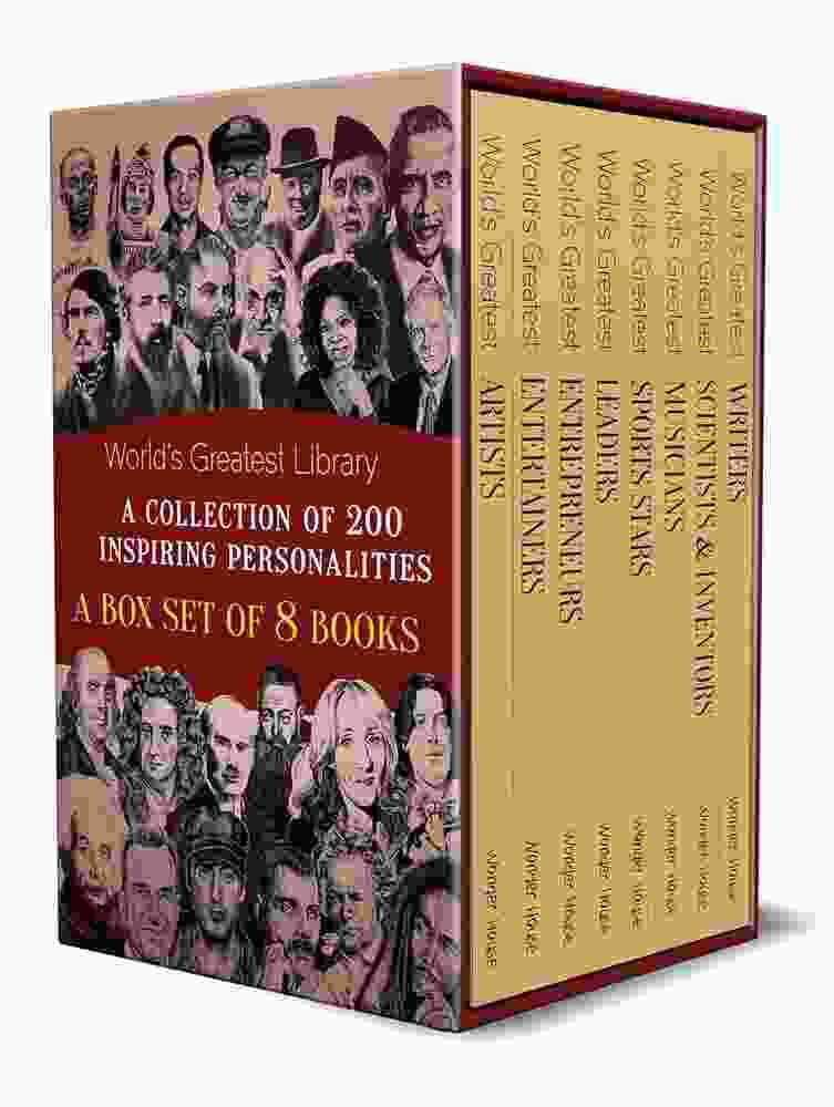 Worlds Greatest Library : A Collection Of 200 Inspiring Personalities (Box Set Of 8 Biographies)