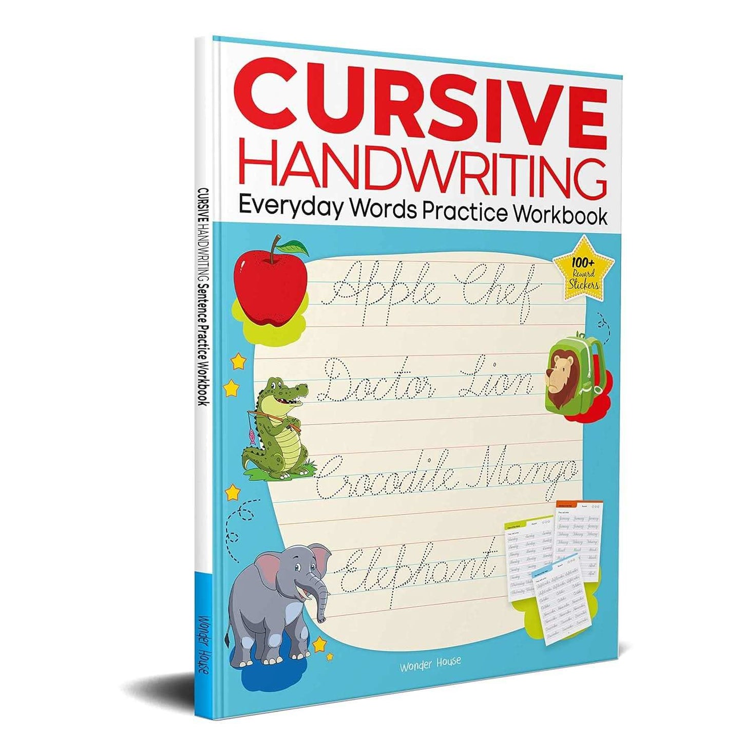 Cursive Handwriting - Everyday Words - Practice Workbook For Children