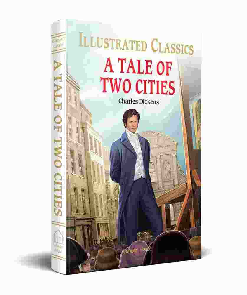 A Tale Of Two Cities : Illustrated Abridged Children Classic English Novel With Review Questions (Ha