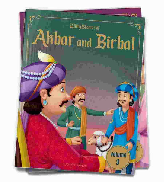 Witty Stories Of Akbar And Birbal - Volume 3: Illustrated Humorous Stories For Kids