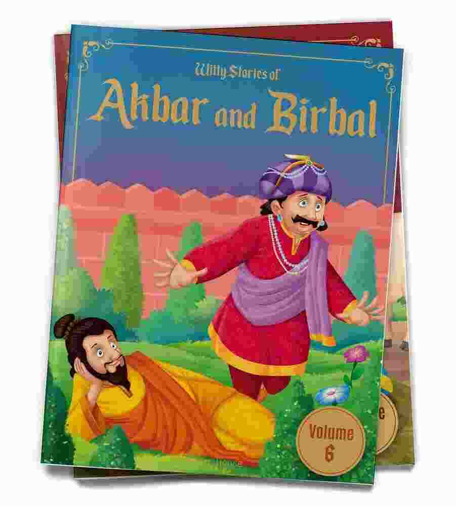Witty Stories Of Akbar And Birbal - Volume 6: Illustrated Humorous Stories For Kids