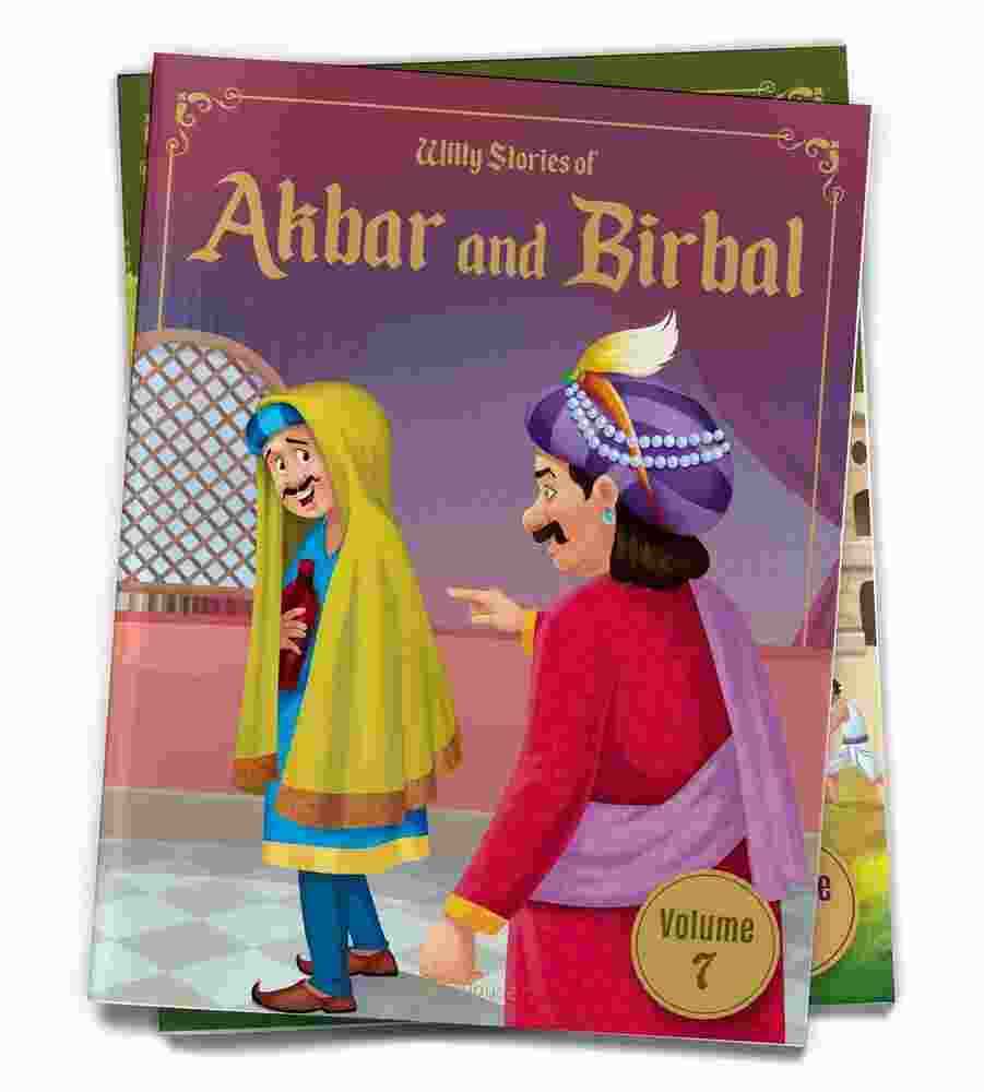 Witty Stories Of Akbar And Birbal - Volume 7: Illustrated Humorous Stories For Kids