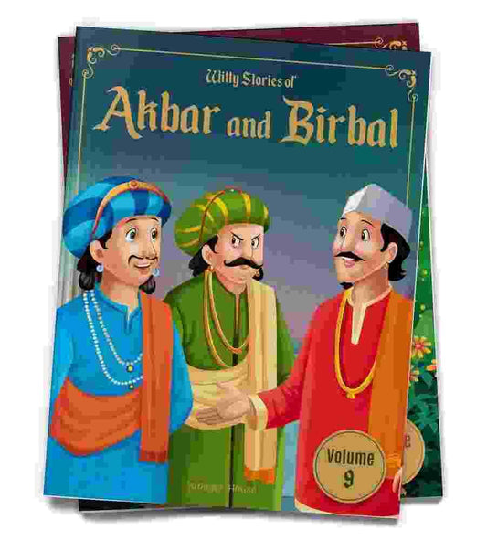 Witty Stories Of Akbar And Birbal - Volume 9: Illustrated Humorous Stories For Kids