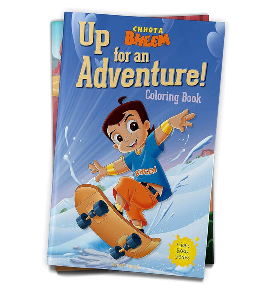 Chhota Bheem Up For An Adventure - Jumbo Size Coloring Book For Children (Giant Book Series)