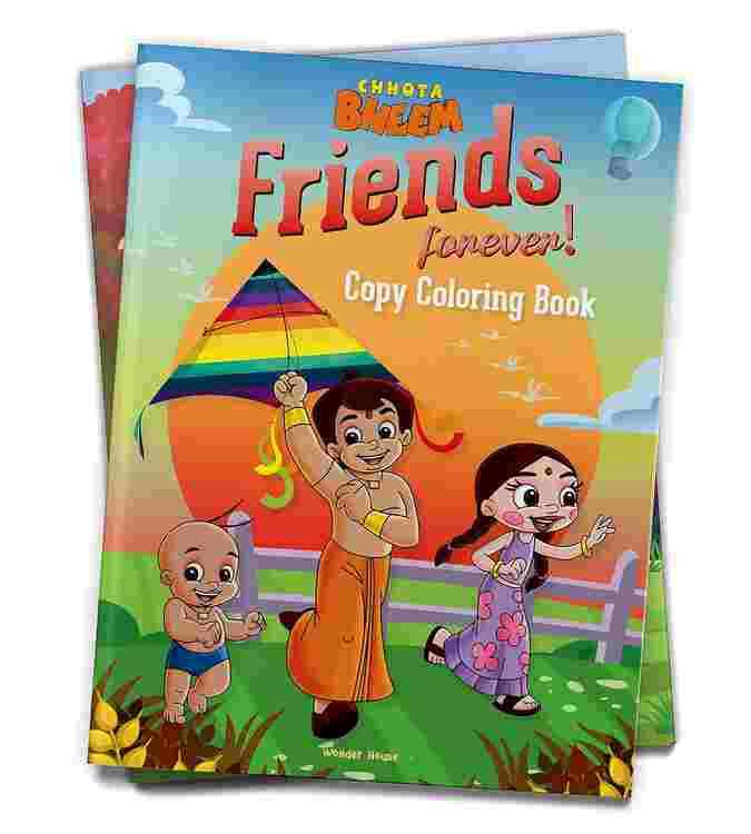 Chhota Bheem - Friends Forever: Copy Coloring Book For Kids