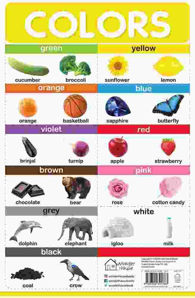 Colors - My First Early Learning Wall Posters: For Preschool, Kindergarten, Nursery And Homeschoolin