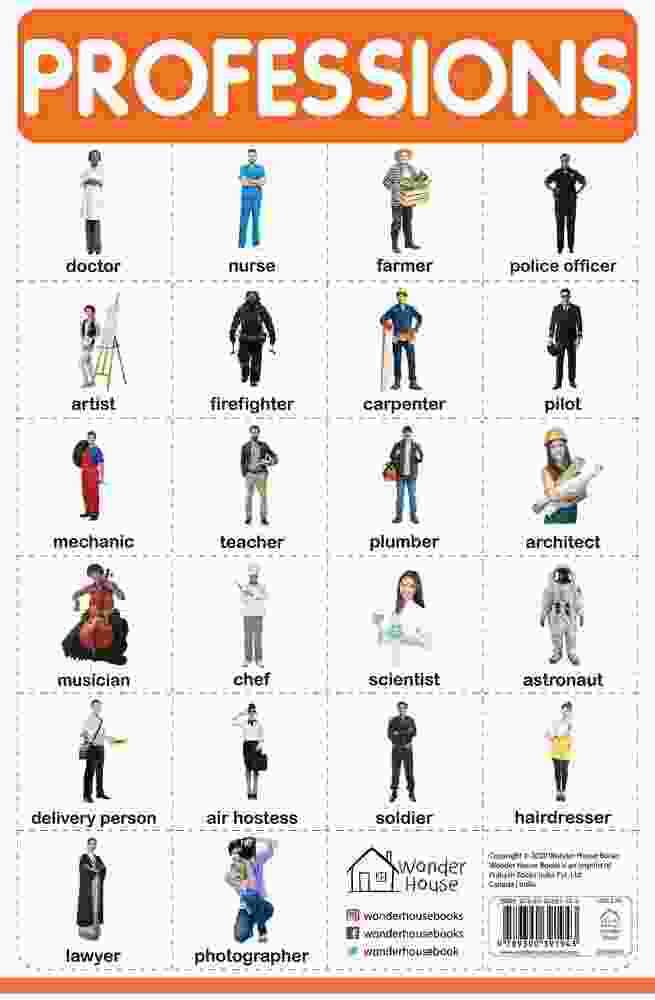 Professions - My First Early Learning Wall Chart: For Preschool, Kindergarten, Nursery And Homeschoo