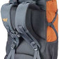 Wildcraft 45 Ltrs Grey and Orange Rucksack