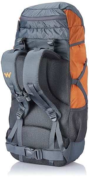 Wildcraft 45 Ltrs Grey and Orange Rucksack