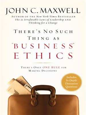 There's No Such Thing as "Business" Ethics