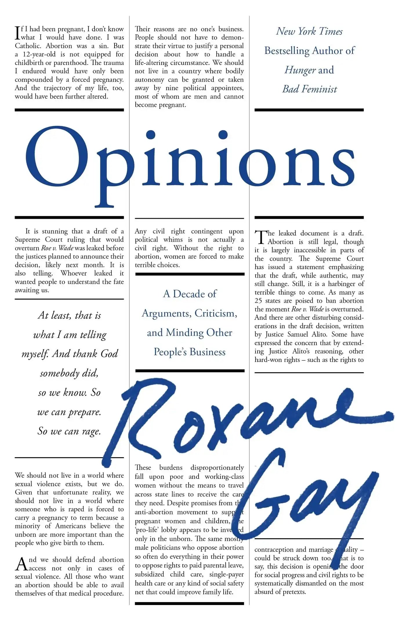 Opinions: A Decade Of Arguments, Criticism And Minding Other People'S Business