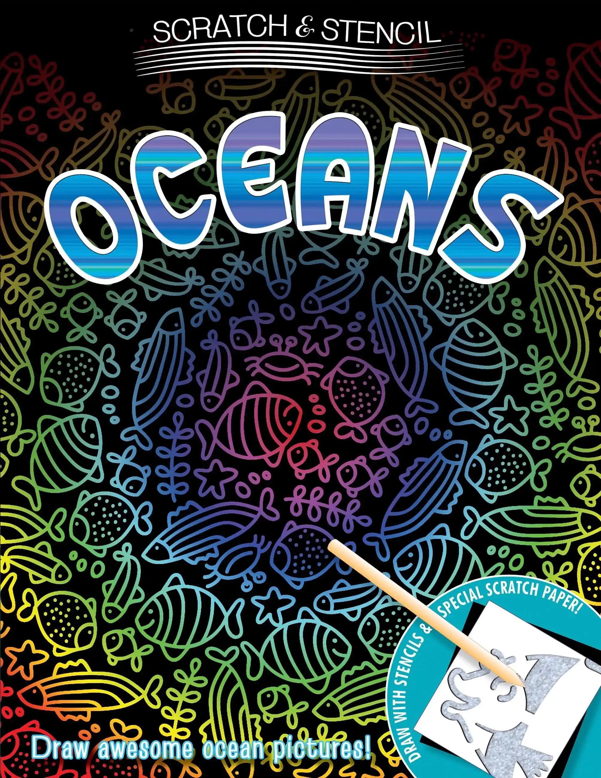 Scratch & Stencil: Oceans>