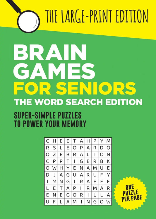 Easy Brain Games: Fun, Achievable and Soothing Word Searches for Seniors with Dementia, Alzheimers and other Memory Loss Conditions to Stimulate the Brain and Boost Cognitive Abilities
