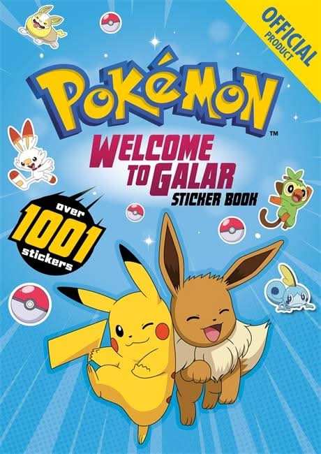 PokÃ©mon Welcome to Galar 1001 Sticker Book