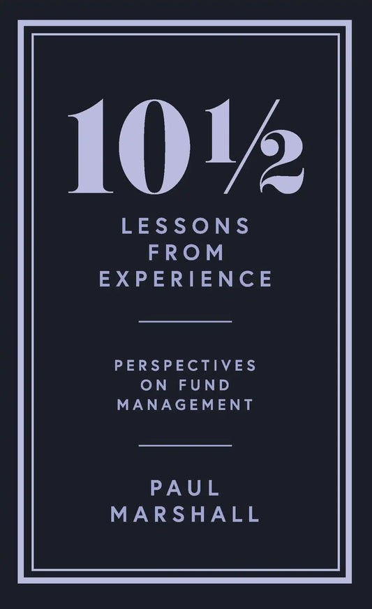 10Â½ Lessons from Experience