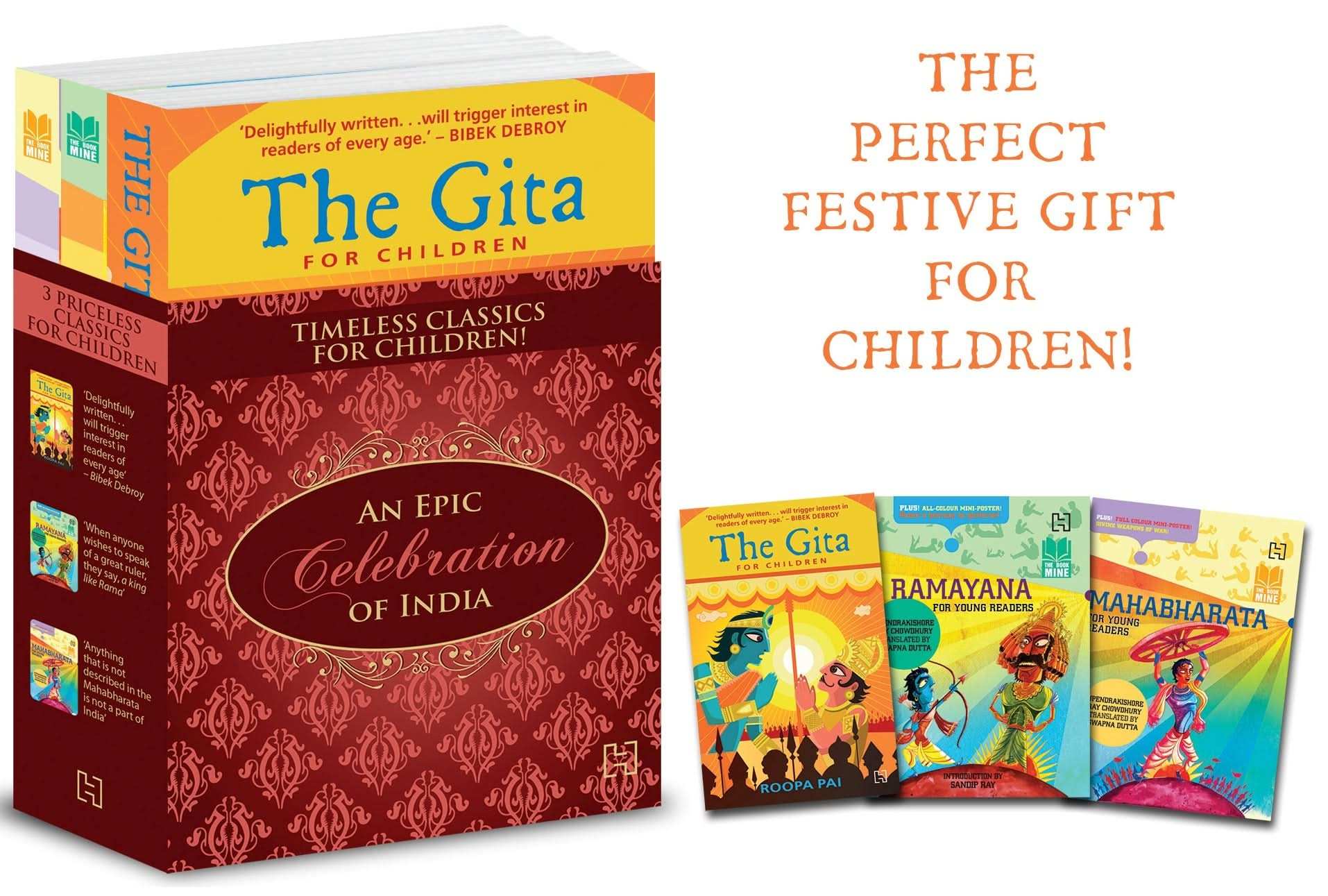 An Epic Celebration of India: Triple Pack of the Gita, the Mahabharata and the Ramayana